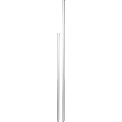 Rapidline Rapid Screen Joining Pole 1250mmH 120 Degree Silver