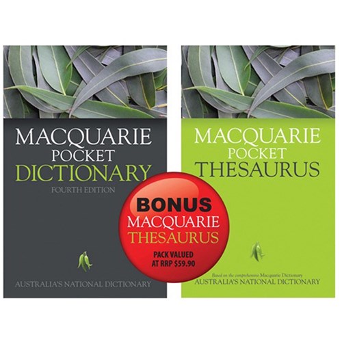 Macquarie Dictionary Pocket Thesaurus Value Pack