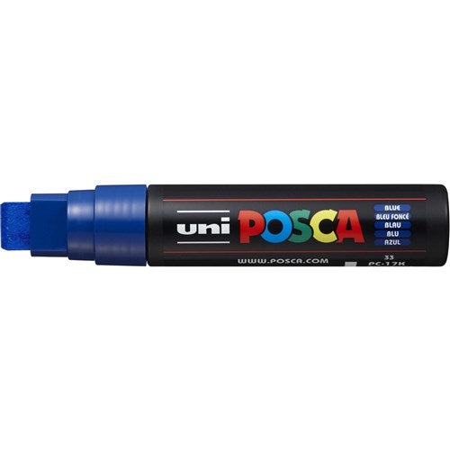 Uni Posca Paint Marker PC-17K Extra Broad 15mm Tip Blue | Better Office