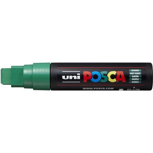 Uni Posca Paint Marker PC-17K Extra Broad 15mm Tip Green | Better Office