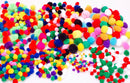 Sp- Pom Poms Jasart 38mm Assorted Pk50