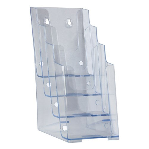 Deflecto Brochure Holder Dl 4 Tier Free Standing And Wall Mount | Better Office