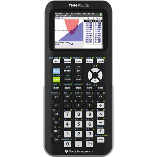 Texas Instrument TI-84 Plus CE Colour Graphing Calculator Black