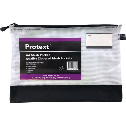 Protext Mesh Pouch 380 x 270mm With Zipper | Better Office