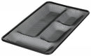 Sp- Drawer Tidy Esselte Metal Mesh Black