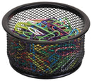 Sp- Paper Clip Holder Esselte Metal Mesh Black