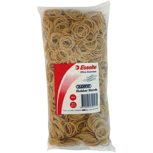 Esselte Superior Rubber Bands Size 8 Bag 500gm