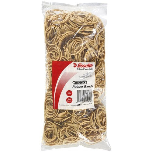 Esselte Superior Rubber Bands Size 16 Bag 500gm