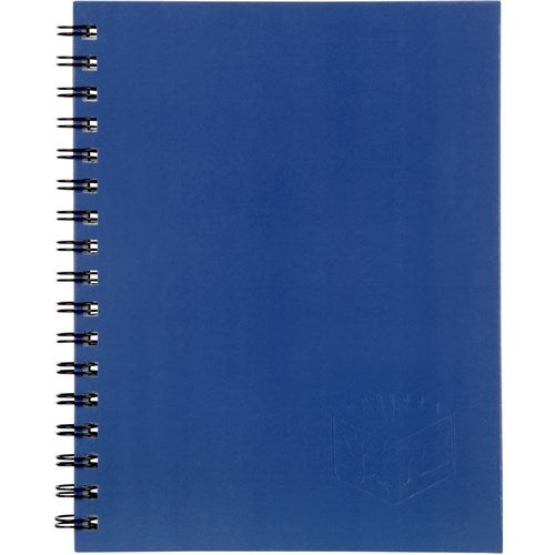 Spirax 511 Hard Cover Notebook A5 Ruled 200 Page Side Opening Blue