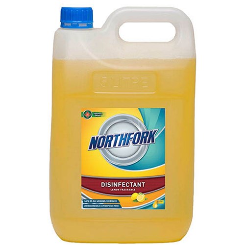 Northfork Hospital Grade Disinfectant Lemon Fragrance 5 Litres