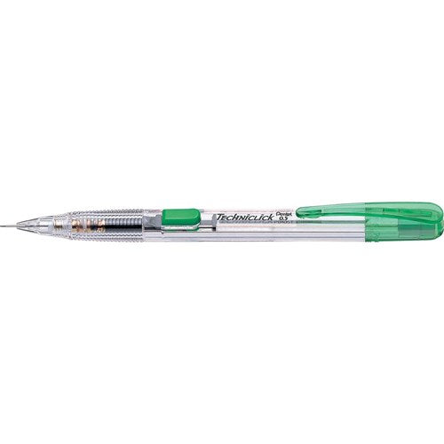 Pentel Techniclick Mechanical Pencil PD105T 0.5mm Green PACK12