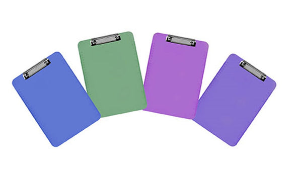 CLIPBOARD MARBIG A4 PLASTIC ASST