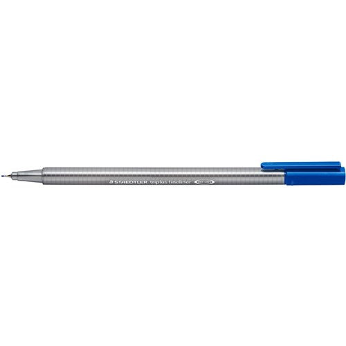 Staedtler 334 Triplus Fineliners 0.3mm Blue Pack of 10