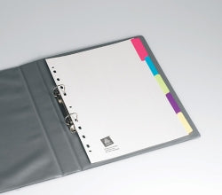 DIVIDERS AVERY A4 MANILLA WHITE FLUORO 10 TAB REUSE
