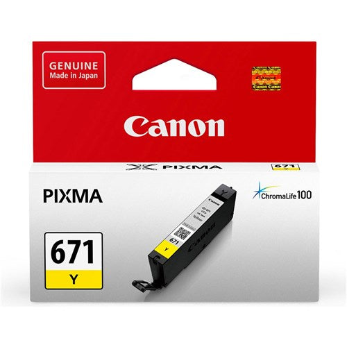 Canon Pixma CLI671Y Ink Cartridge Yellow | Better Office