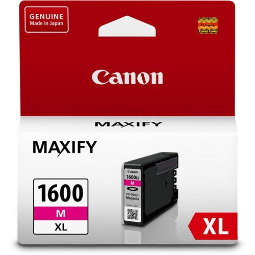 Canon Maxify PGI1600XLM Ink Cartridge High Yield Magenta