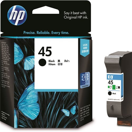 HP 45 Ink Cartridge Black 51645AA | Better Office