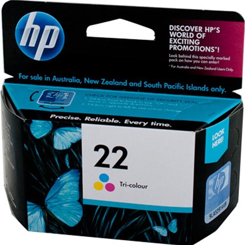 HP 22 Ink Cartridge Tri Colour C9352AA | Better Office