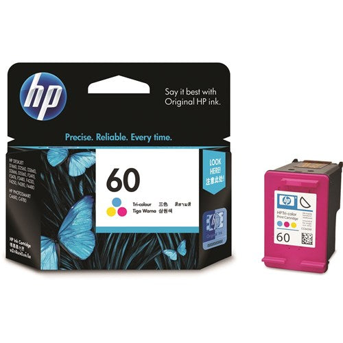 HP 60 Ink Cartridge Tri Colour CC643WA | Better Office