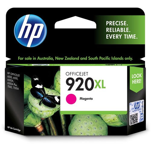 HP 920XL OfficeJet Ink Cartridge High Yield Magenta CD973AA | Better Office