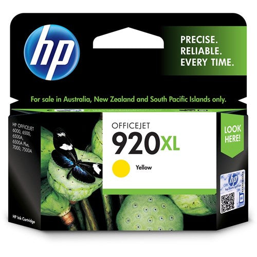 HP 920XL OfficeJet Ink Cartridge High Yield Yellow CD974AA | Better Office