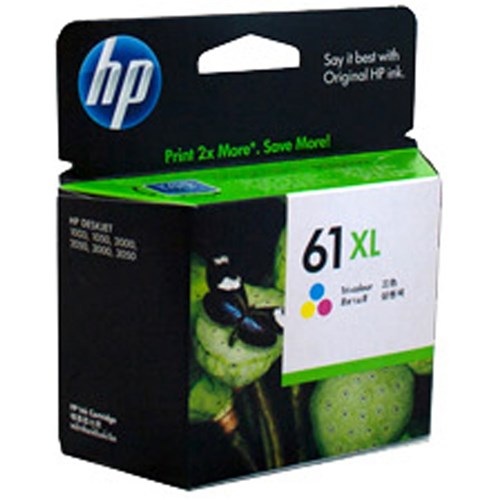 HP 61XL Ink Cartridge High Yield Tri Colour CH564WA | Better Office