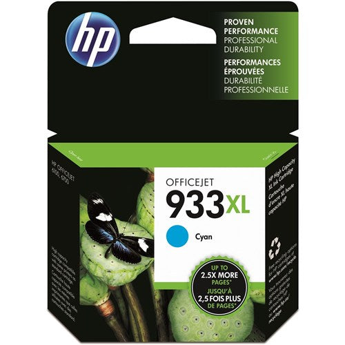 HP 933XL OfficeJet Ink Cartridge High Yield Cyan CN054AA | Better Office