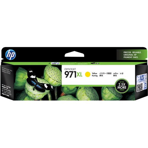 HP 971XL OfficeJet Ink Cartridge High Yield Yellow CN628AA | Better Office