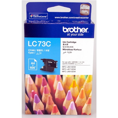 Brother LC-73C Ink Cartridge Cyan