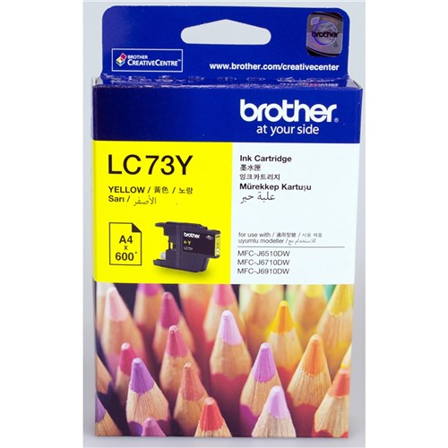 Brother LC-73Y Ink Cartridge Yellow