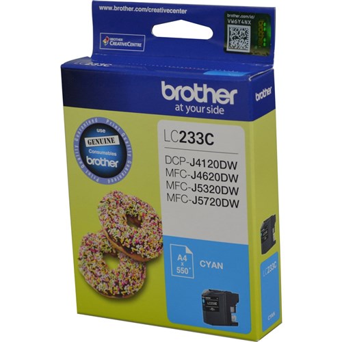 Brother LC-233C Ink Cartridge Cyan | Better Office