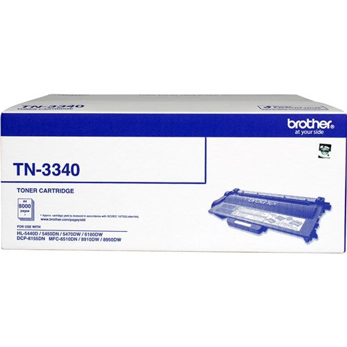 Brother TN-3340 Toner Cartridge High Yield Black | Better Office