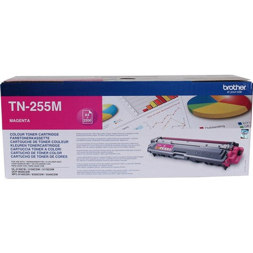 Brother TN-255M Toner Cartridge High Yield Magenta | Better Office