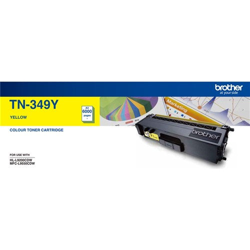 Brother TN-349Y Toner Cartridge Super High Yield Yellow | Better Office