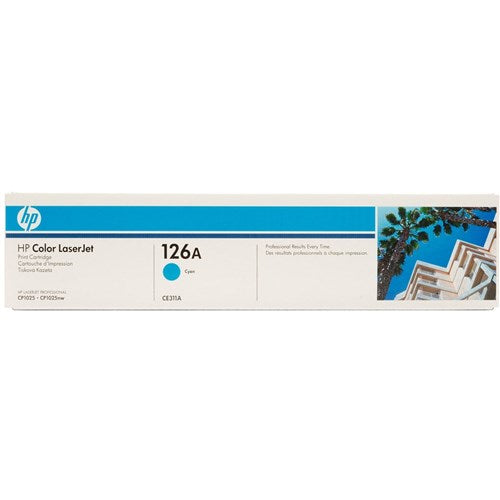 HP 126A LaserJet Toner Cartridge Cyan CE311A | Better Office