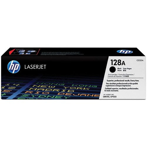 HP 128A LaserJet Toner Cartridge Black CE320A | Better Office