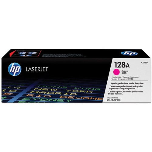 HP 128A LaserJet Toner Cartridge Magenta CE323A | Better Office