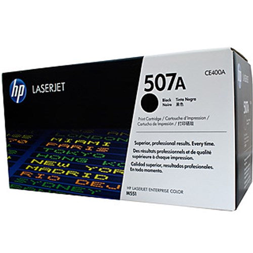 HP 507A LaserJet Toner Cartridge Black CE400A | Better Office