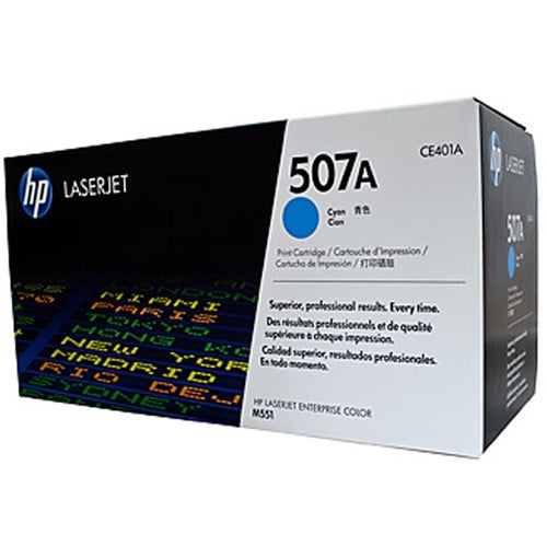 HP 507A LaserJet Toner Cartridge Cyan CE401A | Better Office