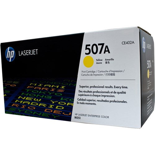 HP 507A LaserJet Toner Cartridge Yellow CE402A | Better Office