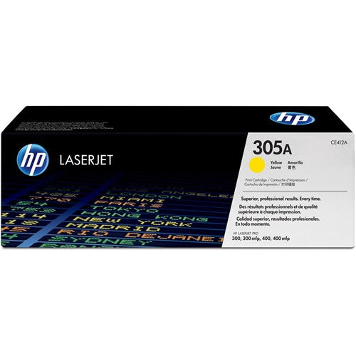 HP 305A LaserJet Toner Cartridge Yellow CE412A | Better Office