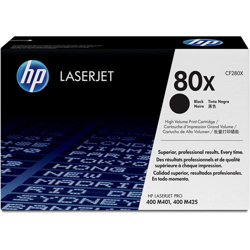 HP 80X LaserJet Toner Cartridge High Yield Black CF280X | Better Office