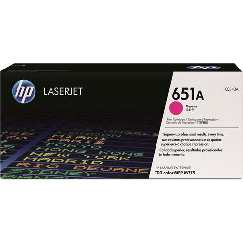 HP 651A LaserJet Toner Cartridge Magenta CE343A | Better Office