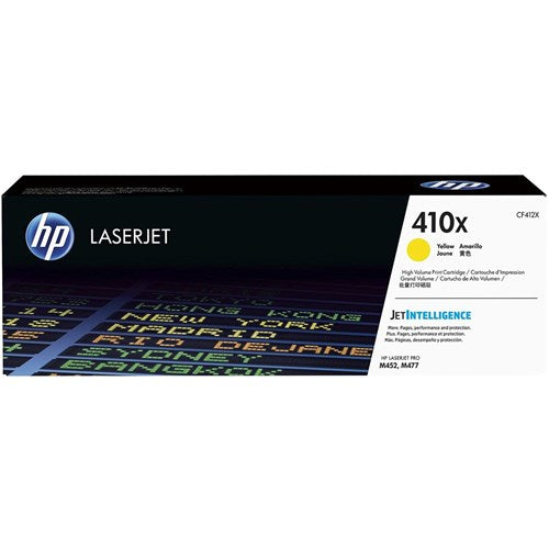 HP 410X LaserJet Toner Cartridge High Yield Yellow CF412X