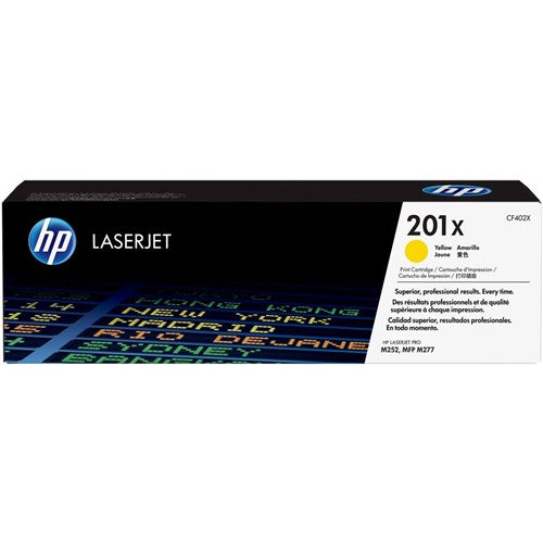 HP 201X LaserJet Toner Cartridge High Yield Yellow CF402X | Better Office