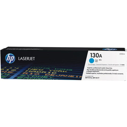 HP 130A LaserJet Toner Cartridge Cyan CF351A | Better Office