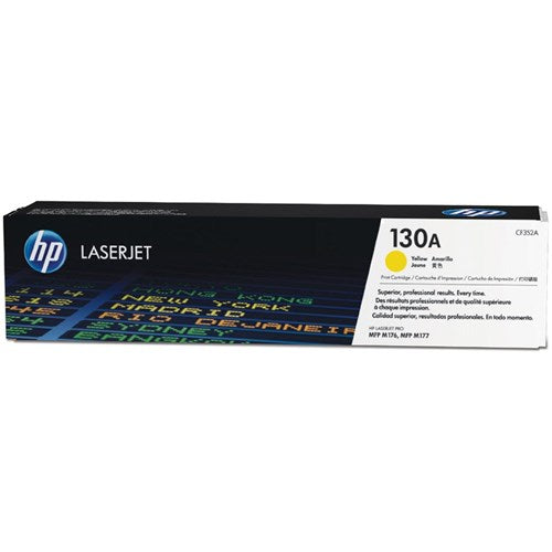 HP 130A LaserJet Toner Cartridge Yellow CF352A | Better Office