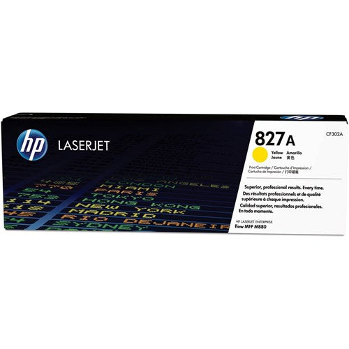 HP 827A LaserJet Toner Cartridge Yellow CF302A | Better Office