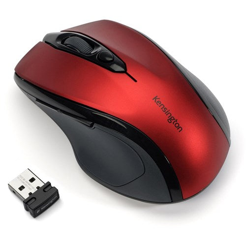 Kensington Pro Fit Mid-Size Wireless Mouse Ruby Red | Better Office