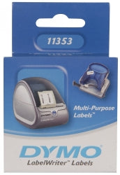 LABEL DYMO LABELWRITER 13X25MM MULTIPURPOSE WHITE ROLL OF 1000